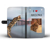 Lovely Bengal Cat Print Wallet Case-Free Shipping-AZ State - Deruj.com