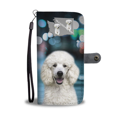 Poodle Dog Print Wallet Case-Free Shipping-WA State - Deruj.com