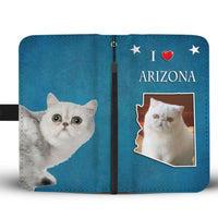 Lovely Exotic Shorthair Cat Print Wallet-Free Shipping-AZ State - Deruj.com