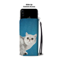 Lovely Exotic Shorthair Cat Print Wallet-Free Shipping-AZ State - Deruj.com