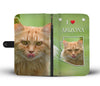 Cute Maine Coon Cat Print Wallet Case-Free Shipping-AZ State - Deruj.com