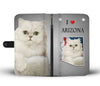 Persian Cat Print Wallet Case-Free Shipping-AZ State - Deruj.com