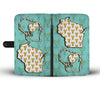Shiba Inu Dog Pattern Print Wallet Case-Free Shipping-WI State - Deruj.com