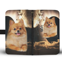 Cute Pomeranian Dog Print Wallet Case-Free Shipping-WA State - Deruj.com