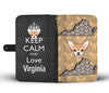 Chihuahua Dog Pattern Print Wallet Case-Free Shipping-VA State - Deruj.com