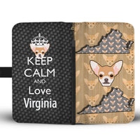 Chihuahua Dog Pattern Print Wallet Case-Free Shipping-VA State - Deruj.com