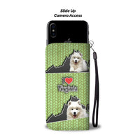 Cute Samoyed Dog Print Wallet Case-Free Shipping-VA State - Deruj.com