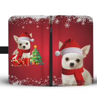 Chihuahua Christmas Print Wallet Case-Free Shipping - Deruj.com