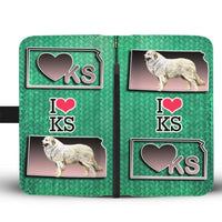 Great Pyrenees Dog Art Print Wallet Case-Free Shipping-KS State - Deruj.com