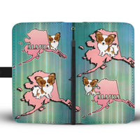 Cute Papillon Dog Art Print Wallet Case-Free Shipping-AK State - Deruj.com