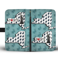 Siberian Husky Dog Pattern Print Wallet Case-Free Shipping-NY State - Deruj.com