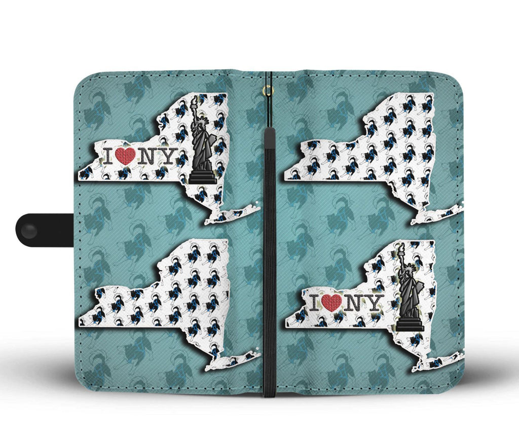 Siberian Husky Dog Pattern Print Wallet Case-Free Shipping-NY State - Deruj.com