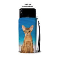 Abyssinian Cat Print Wallet Case-Free Shipping-IA State - Deruj.com