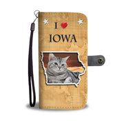 American Shorthair Cat Print Wallet Case-Free Shipping-IA State - Deruj.com
