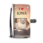American Bobtail Cat Print Wallet Case-Free Shipping-IA State - Deruj.com