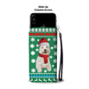 West Highland White Terrier (Westie) Green Christmas Print Wallet Case-Free Shipping - Deruj.com