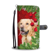 Cute Labrador Retriever Dog Christmas Print Wallet Case-Free Shipping - Deruj.com