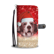Lovely Beagle On Christmas Print Wallet Case-Free Shipping - Deruj.com