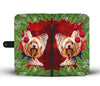 Cute Yorkie Christmas Print Wallet Case-Free Shipping - Deruj.com
