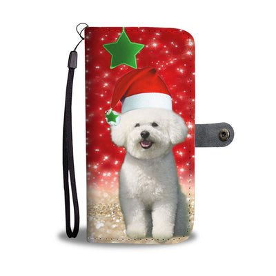 Cute Bichon Frise Christmas Print Wallet Case-Free Shipping - Deruj.com