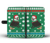 Bulldog Christmas Print Wallet Case-Free Shipping - Deruj.com