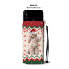 Poodle Dog Christmas Print Wallet Case-Free Shipping - Deruj.com