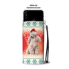Cute Poodle Dog Christmas Print Wallet Case-Free Shipping - Deruj.com