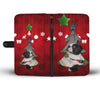 Lovely Boston Terrier Christmas Print Wallet Case-Free Shipping - Deruj.com