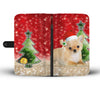 Chihuahua On Christmas Print Wallet Case-Free Shipping - Deruj.com
