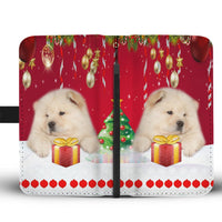 Chow Chow Dog Christmas Print Wallet Case-Free Shipping - Deruj.com