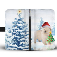 Cute Chow Chow Dog Christmas Print Wallet Case-Free Shipping - Deruj.com