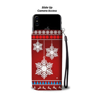 Akita Dog Christmas Print Wallet Case-Free Shipping - Deruj.com