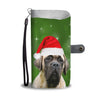 English Mastiff Christmas Print Wallet Case-Free Shipping - Deruj.com
