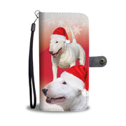 Bull Terrier Christmas Print Wallet Case-Free Shipping - Deruj.com