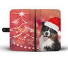 Australian Shepherd Christmas Print Wallet Case-Free Shipping - Deruj.com