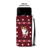 Papillon Dog Christmas Print Wallet Case-Free Shipping - Deruj.com