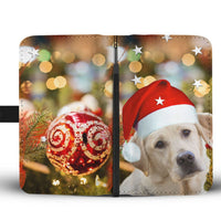 Labrador Retriever On Christmas Print Wallet Case-Free Shipping - Deruj.com