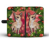 Cute Chihuahua Dog Christmas Print Wallet Case-Free Shipping - Deruj.com