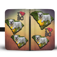 Cute Bulldog Puppy Print Wallet Case-Free Shipping-SC State - Deruj.com