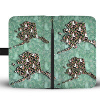 Lovely Beagle Dog Floral Print Wallet Case-Free Shipping-AK State - Deruj.com
