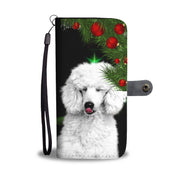 Lovely Poodle Dog Christmas Print Wallet Case-Free Shipping - Deruj.com