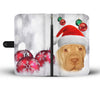 Cute Shar Pei On Christmas Print Wallet Case-Free Shipping - Deruj.com