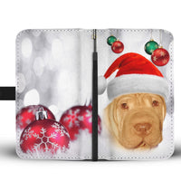 Cute Shar Pei On Christmas Print Wallet Case-Free Shipping - Deruj.com