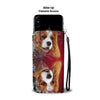 Cavalier King Charles Spaniel Dog Christmas Print Wallet Case-Free Shipping - Deruj.com