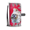 Cute Shih Tzu Dog Christmas Print Wallet Case-Free Shipping - Deruj.com