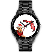 Airedale Terrier On Christmas Special Wrist Watch-Free Shipping-FL State - Deruj.com