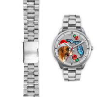 Boxer Dog On Christmas Florida Wrist Watch-Free Shipping - Deruj.com