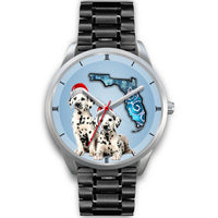 Cute Dalmatian On Christmas Florida Wrist Watch-Free Shipping - Deruj.com