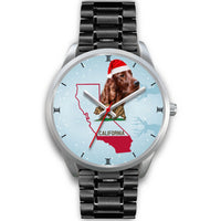 Irish Setter Dog California Christmas Special Wrist Watch-Free Shipping - Deruj.com