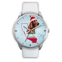 Irish Setter Dog California Christmas Special Wrist Watch-Free Shipping - Deruj.com